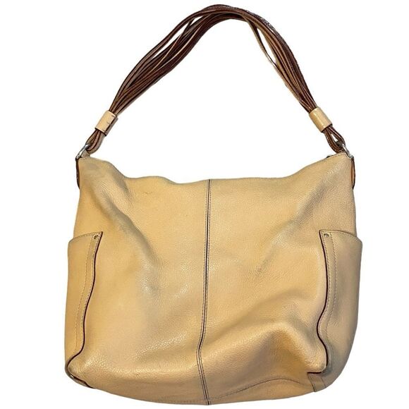 Kate Spade Multi-Strand Strap Tan Leather Hobo Bag - Picture 1 of 16